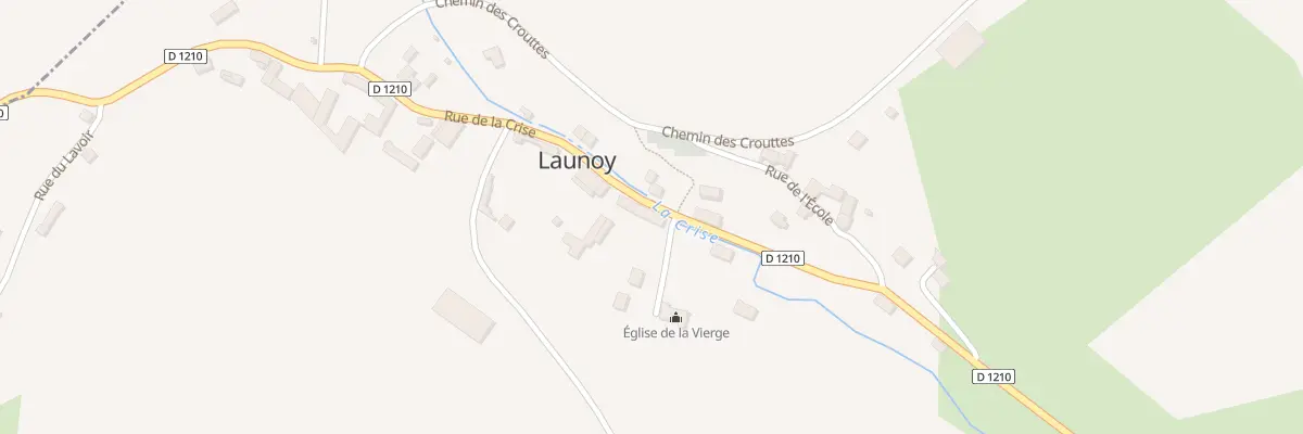 Plan du 1 Rue Saint Cénéric à Launoy