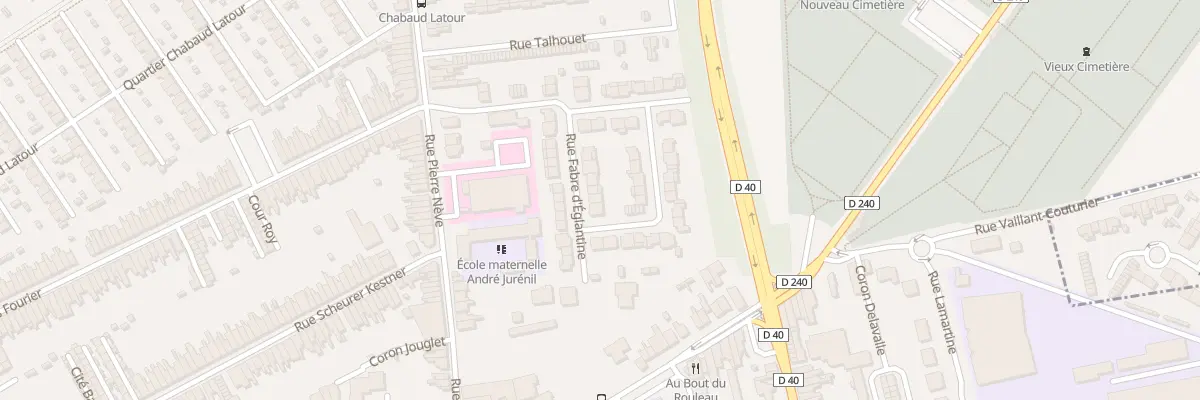 Plan du 10 Rue Fabre d’Eglantine à Denain