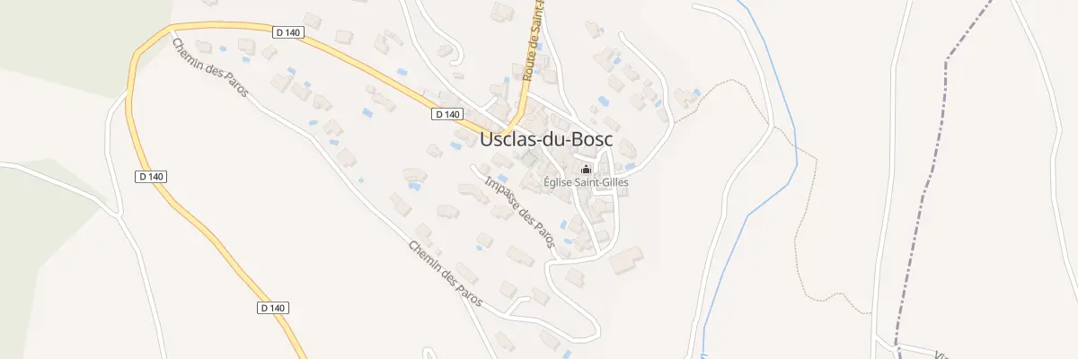 Plan du 5 Rue du Puits à Usclas-du-Bosc