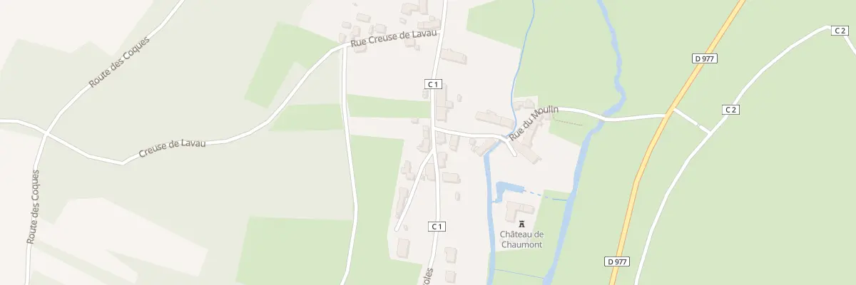 Plan du 165 Chivres à Courcelles