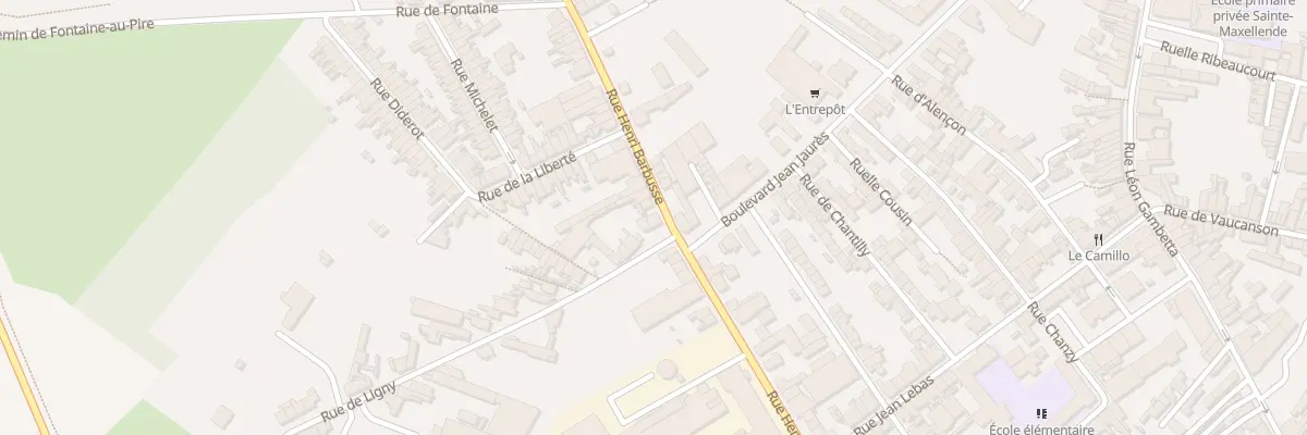 Plan du 2 Rue de Ligny à Caudry