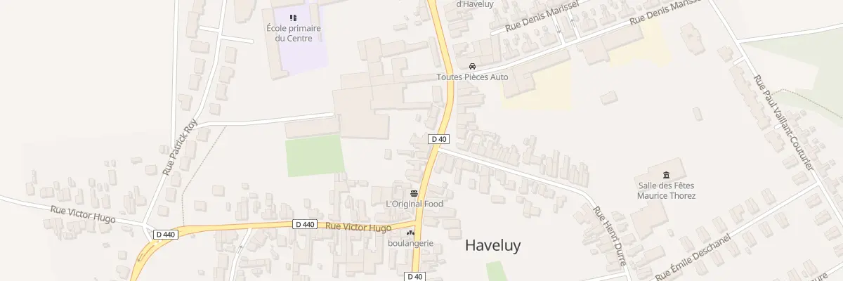Plan du 93 Rue Jean Jaurès à Haveluy