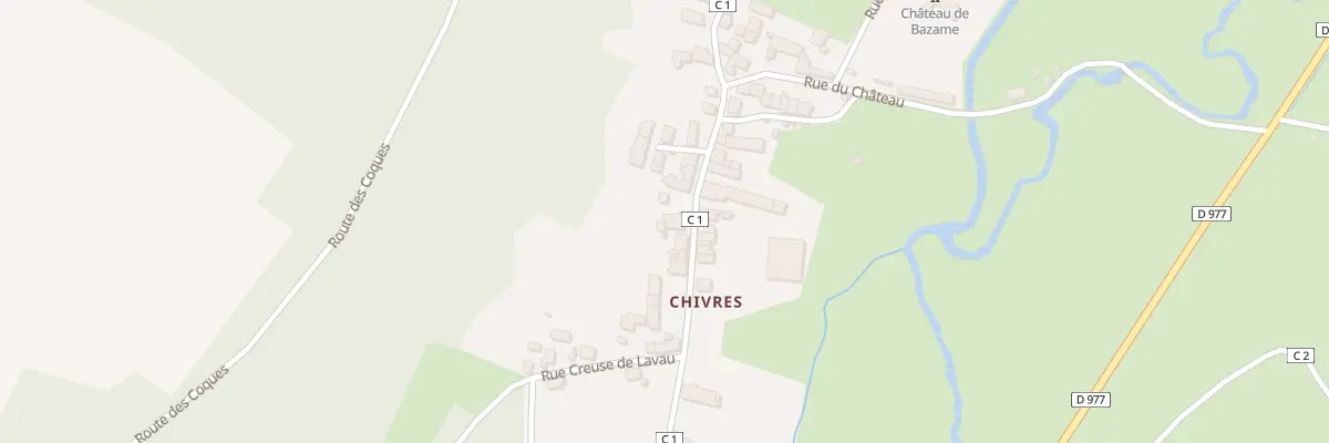 Plan du 154 Chivres à Courcelles