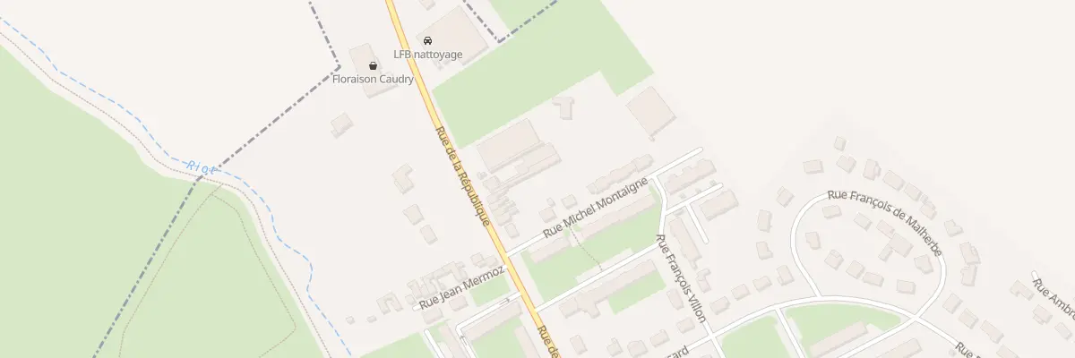 Plan du 222 Rue de la République à Caudry