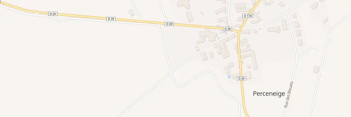 Plan du 7 Rue des Tulipes à Perceneige