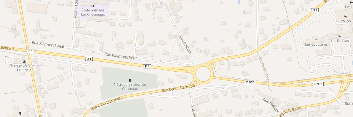 Plan du 1 Rue Raymond Weil à Château-Thierry