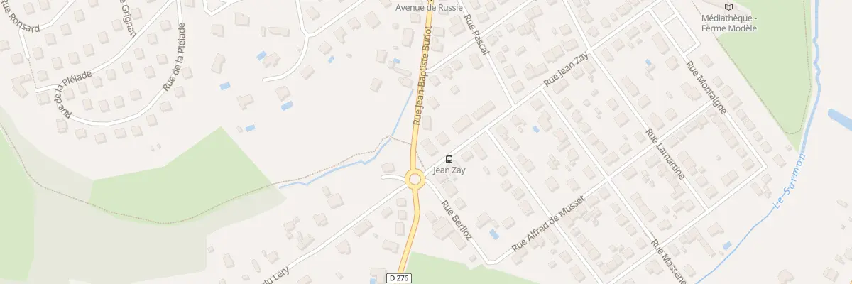 Plan du 1 Rue Jean Baptiste Burlot à Bellerive-sur-Allier