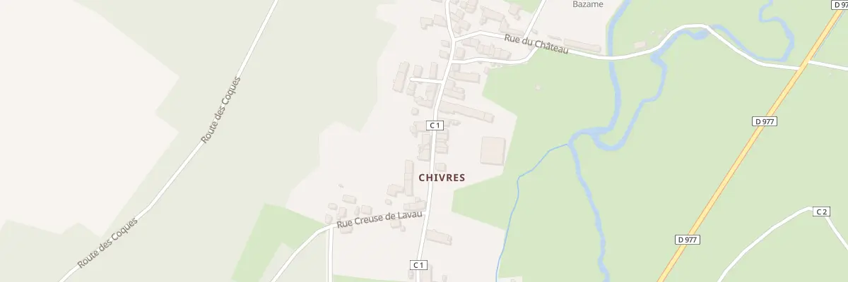 Plan du 155 Chivres à Courcelles