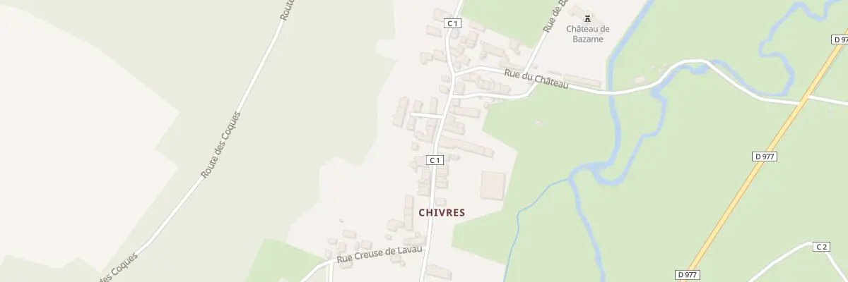 Plan du 153 Chivres à Courcelles