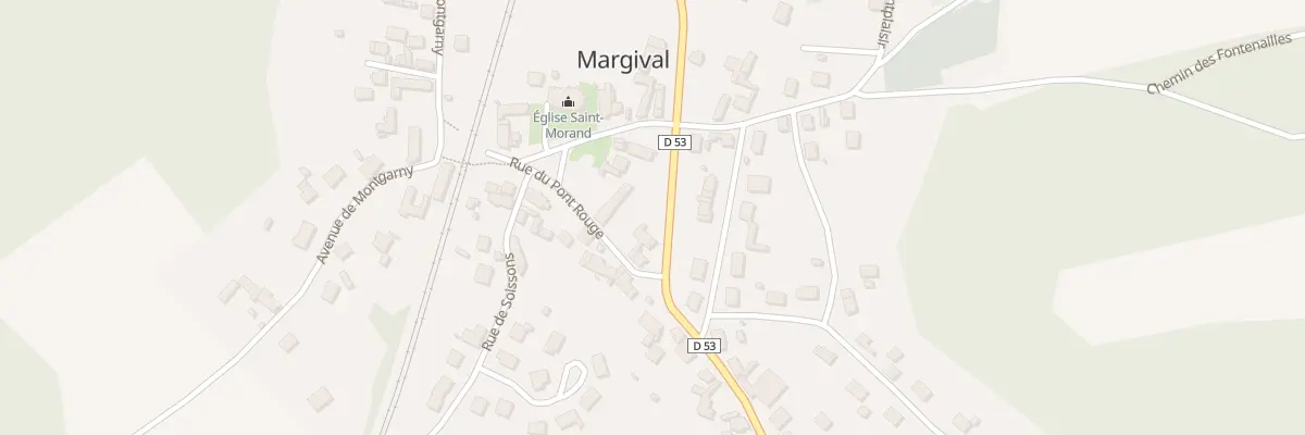 Plan du 2 Rue du Pont Rouge à Margival