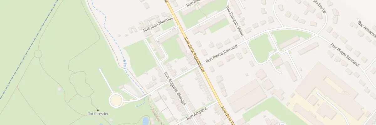 Plan du 193 Rue de la République à Caudry