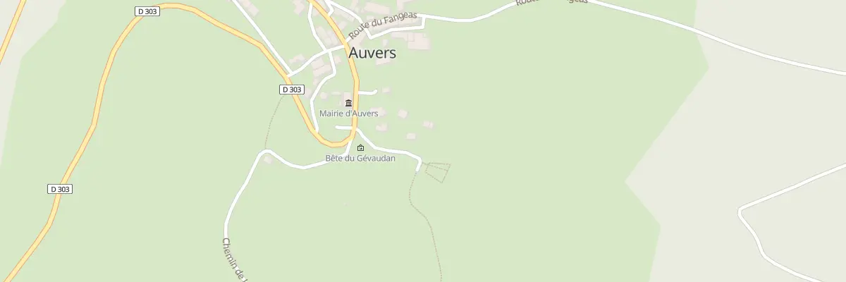 Plan du 5001 La Chabonne à Auvers