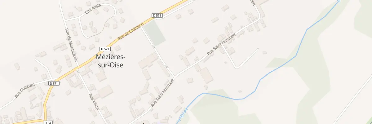 Plan du 3 Rue Saint Humbert à Mézières-sur-Oise