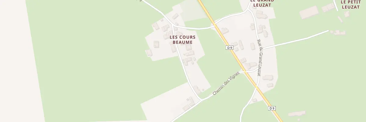 Plan du 149 Les Cours Beaume à Saint-Benin-des-Bois