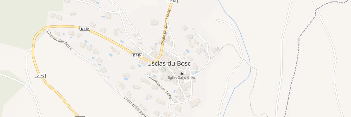 Plan du 9 Rue de la Liberté à Usclas-du-Bosc