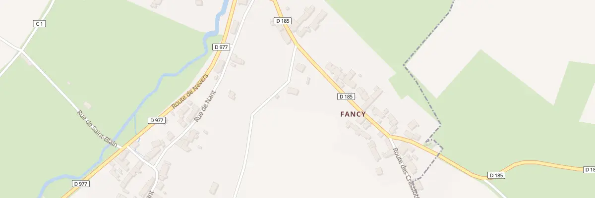 Plan du 40A Fancy à Courcelles