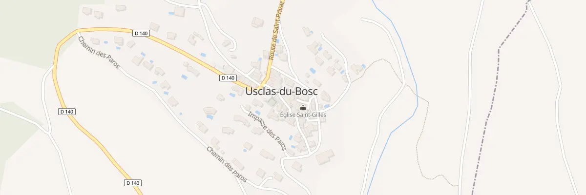 Plan du 2 Pl de l’Eglise à Usclas-du-Bosc