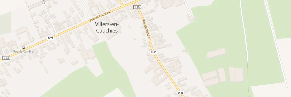 Plan du 8 Rue de Verdun à Villers-en-Cauchies
