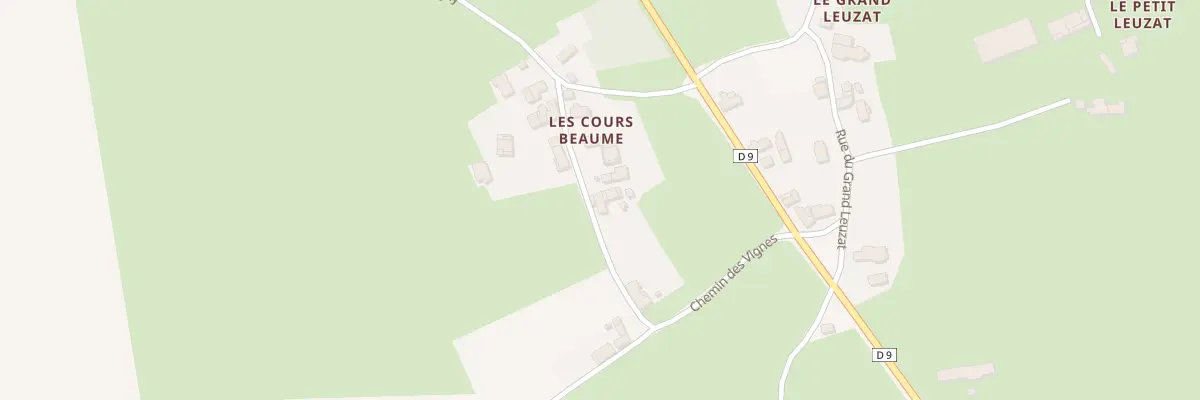Plan du 148 Les Cours Beaume à Saint-Benin-des-Bois