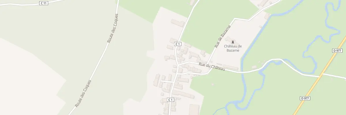Plan du 148 Chivres à Courcelles