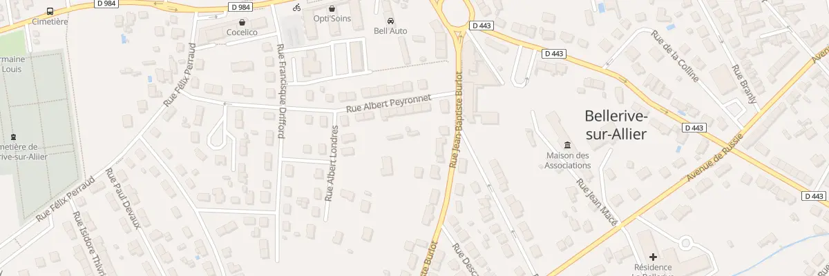 Plan du 52 Rue Jean Baptiste Burlot à Bellerive-sur-Allier