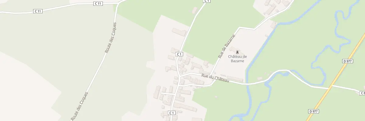 Plan du 115 Chivres à Courcelles