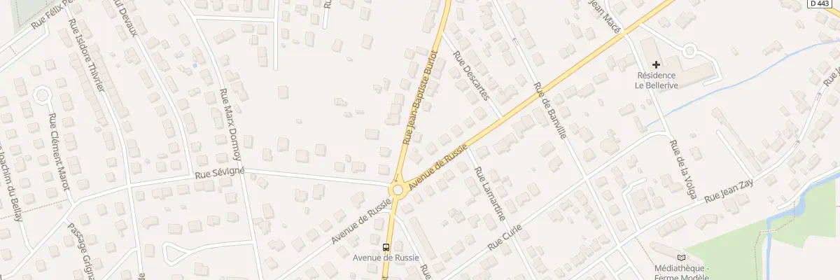 Plan du 21 Rue Jean Baptiste Burlot à Bellerive-sur-Allier