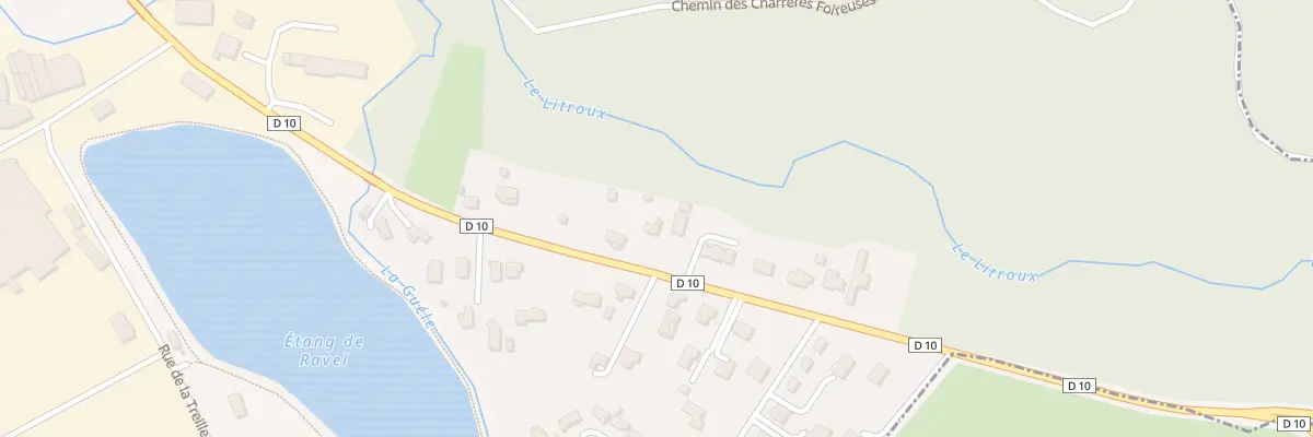 Plan du 25 Rue de Pontaret à Ravel