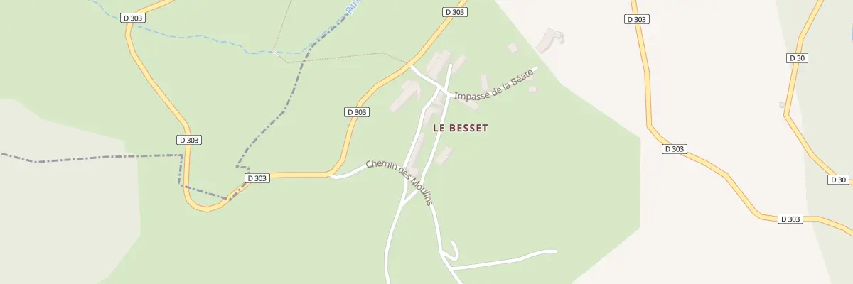 Plan du 5025 Besset à La Besseyre-Saint-Mary
