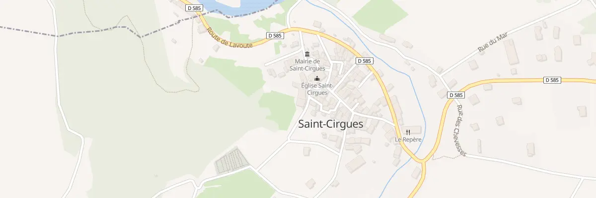 Plan du 5009 Le Bourg à Saint-Cirgues