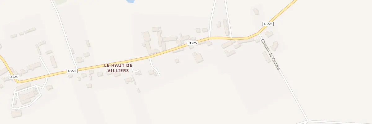 Plan du 42 Rte des Clérimois à Villiers-Louis