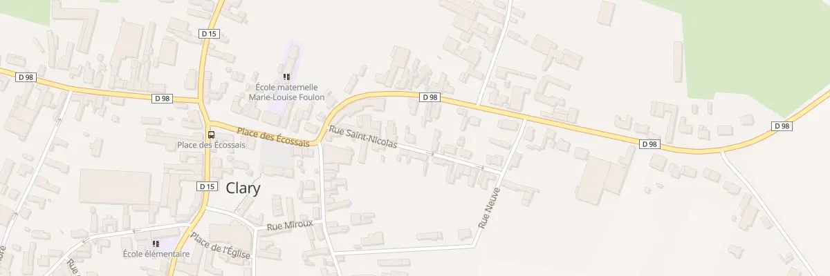 Plan du 5 Rue Saint-nicolas à Clary