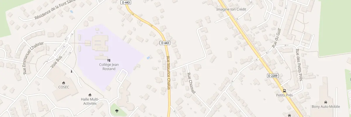 Plan du 16 Rue Maurice Chalus à Bellerive-sur-Allier