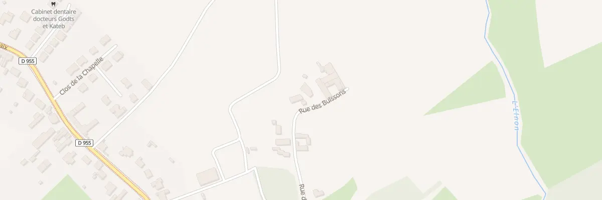 Plan du 293 Rue des Buissons à Lecelles