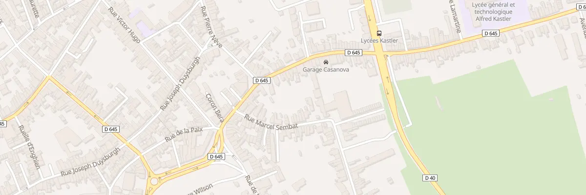 Plan du 36 Rue Paul Elie Casanova à Denain