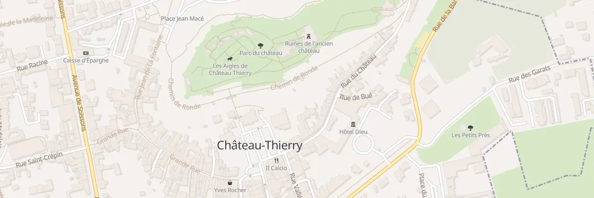 Plan du 12B Rue du Château à Château-Thierry