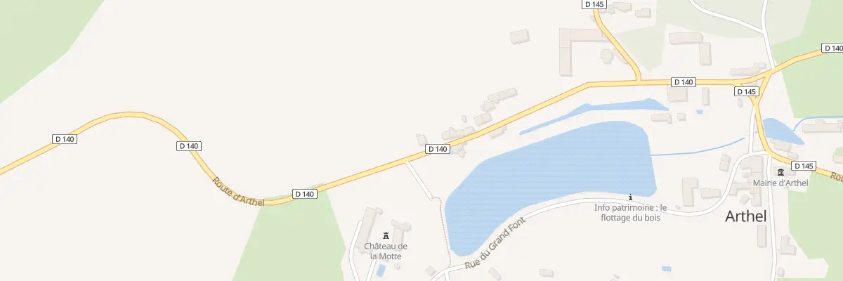 Plan du 37 Le Bourg à Arthel