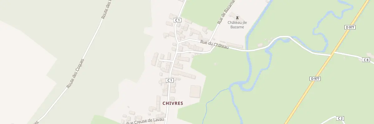Plan du 106 Chivres à Courcelles