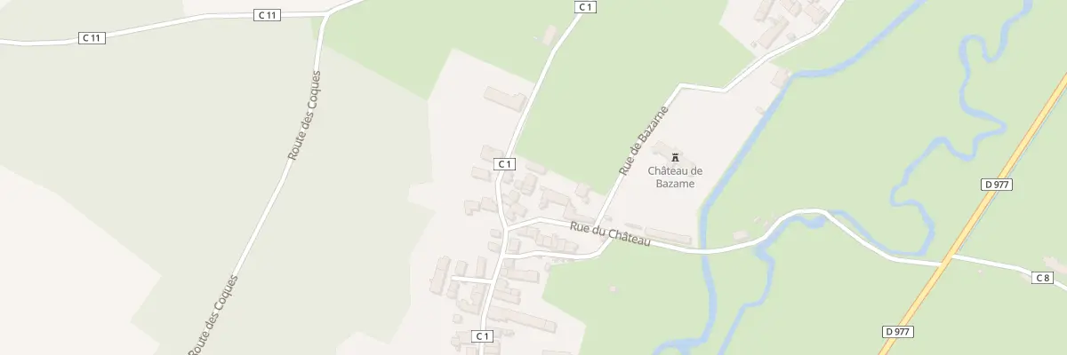 Plan du 116 Chivres à Courcelles