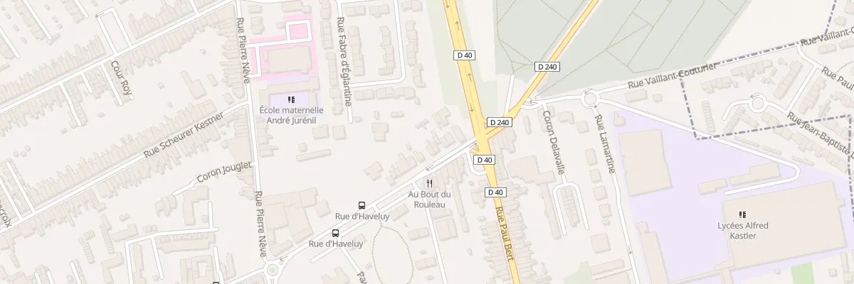 Plan du 185 Rue du Maréchal Leclerc à Denain