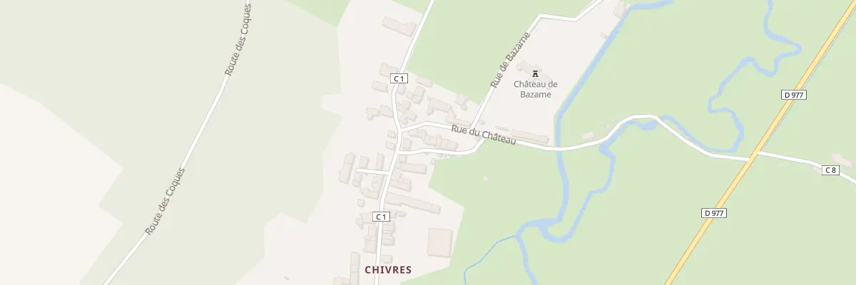 Plan du 109 Chivres à Courcelles
