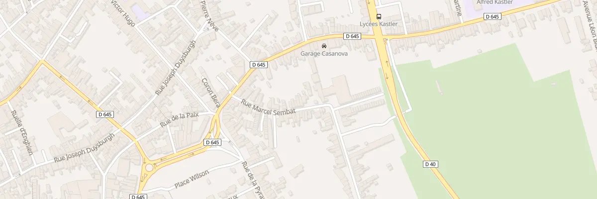 Plan du 17 Rue Marcel Sembat à Denain