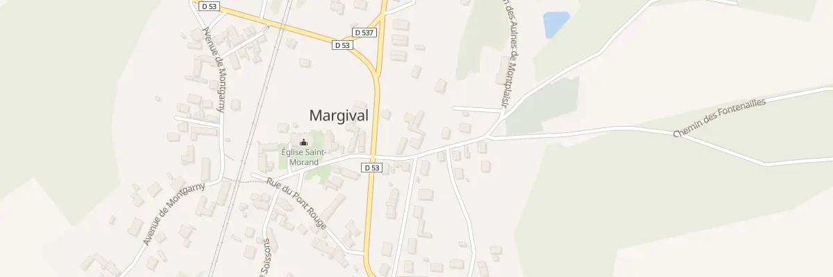 Plan du 14 Rue du Son à Margival