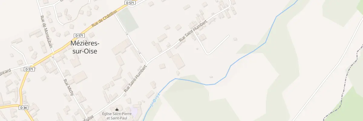 Plan du 4 Rue Saint Humbert à Mézières-sur-Oise