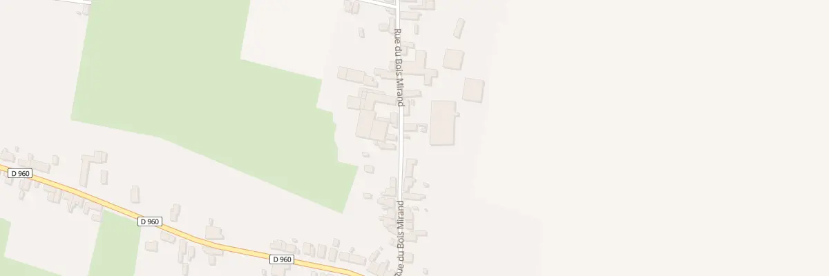 Plan du 14 Rue du Bois Mirand à Prémont