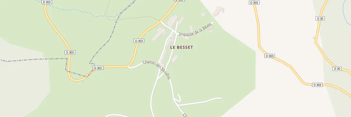 Plan du 5019 Besset à La Besseyre-Saint-Mary