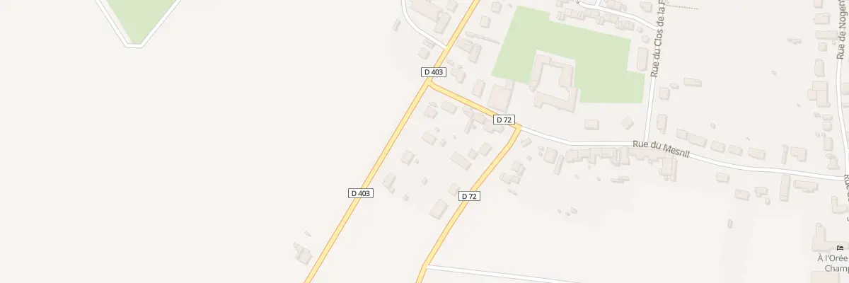 Plan du 61 Rue de Provins à Villiers-Saint-Georges
