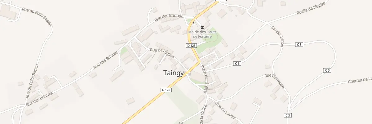 Plan du 3 Pl de l’Eglise Taingy aux Hauts de Forterre