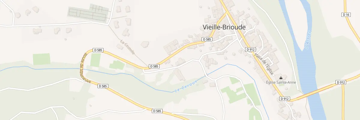 Plan du 3 Rue du Ceroux à Vieille-Brioude