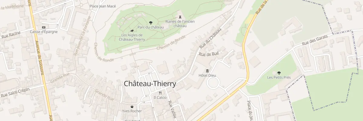 Plan du 14 Rue du Château à Château-Thierry
